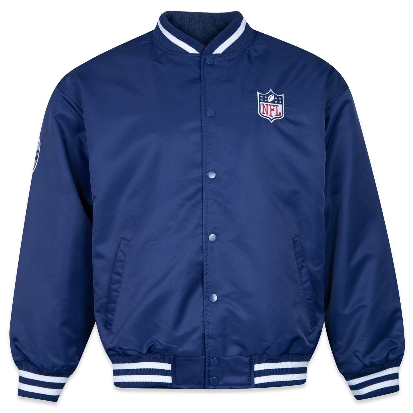 Jaqueta New Era Varsity NFL 2024 Sao Paulo Game Azul 1