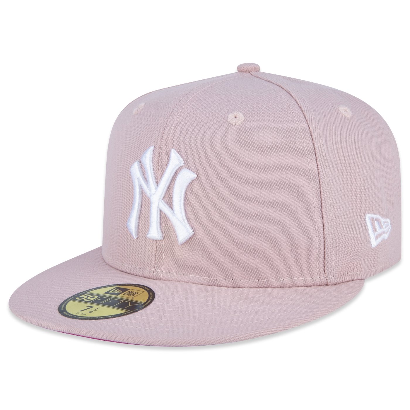 Bone New Era 59FIFTY New York Yankees All Core MLB Rosa 1