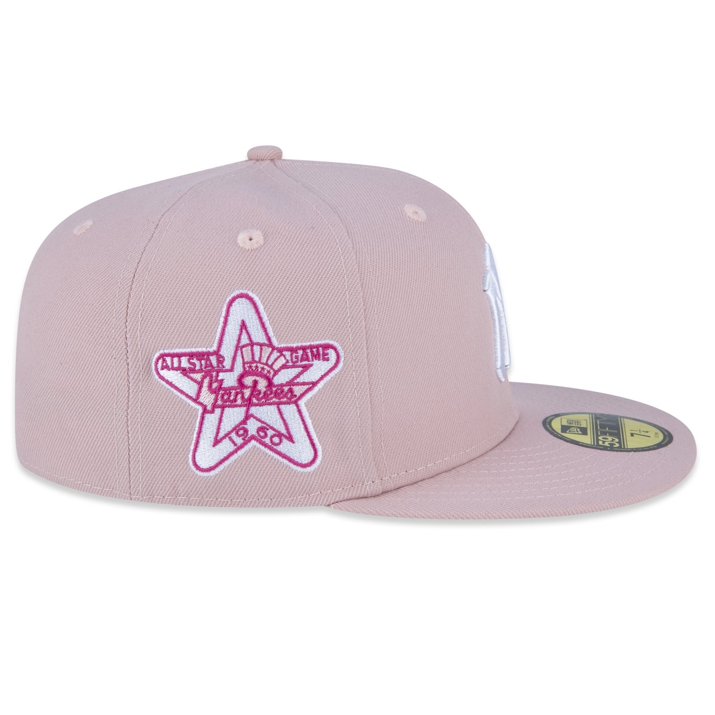 Bone New Era 59FIFTY New York Yankees All Core MLB Rosa 5