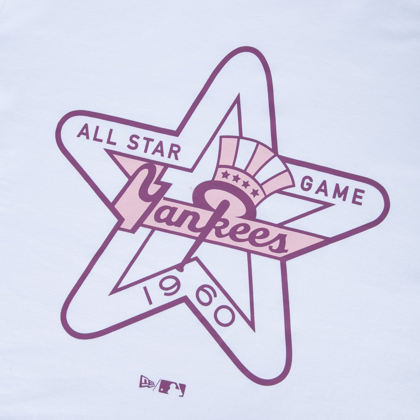 Camiseta New Era Regular New York Yankees All Core MLB Branco 3