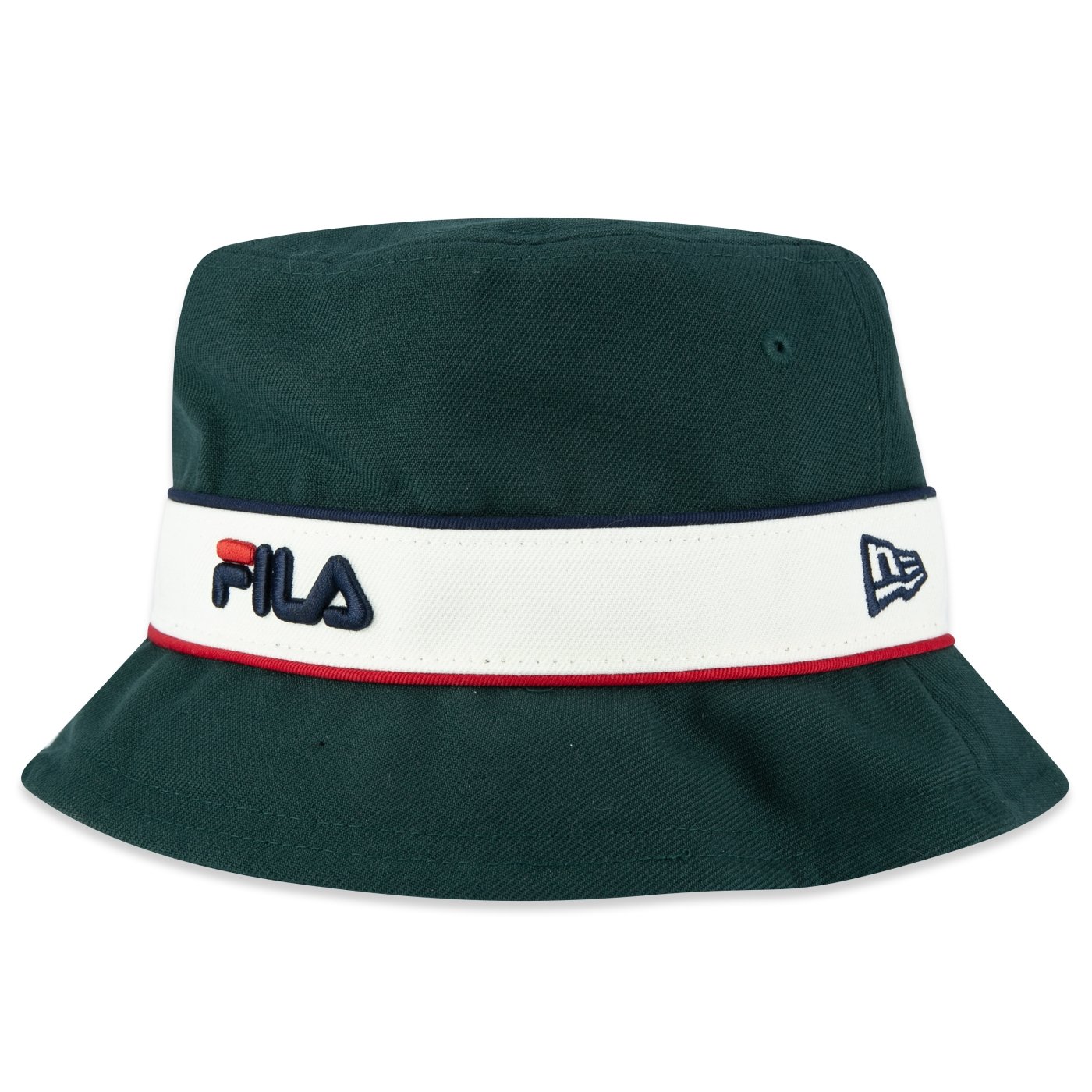 Chapeu New Era Bucket Colaboracao New Era x Fila Verde 1