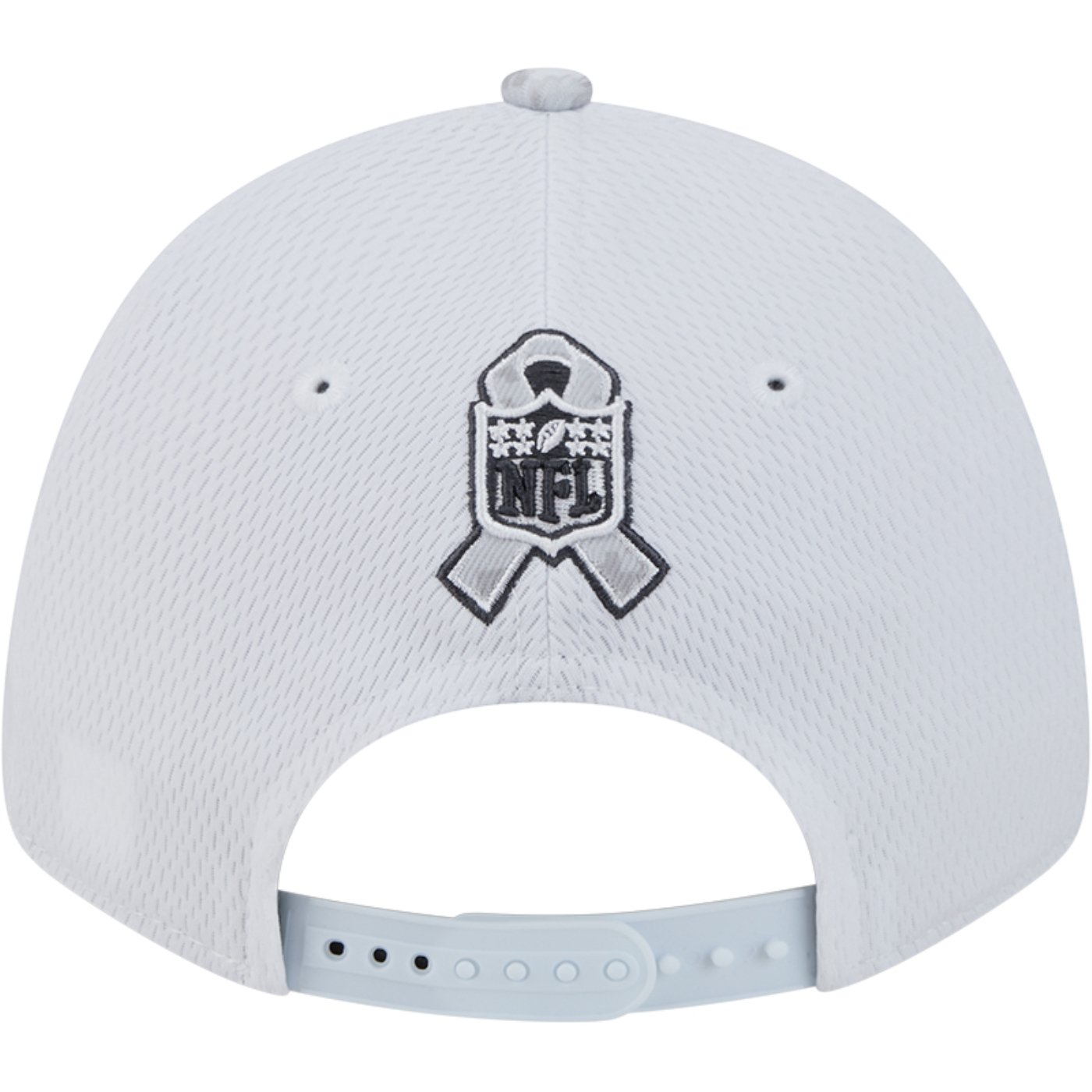 Bone New Era 9FORTY Stretch Snap NFL Logo NFL Salute To Service 2024-25 Cinza/Branco 6