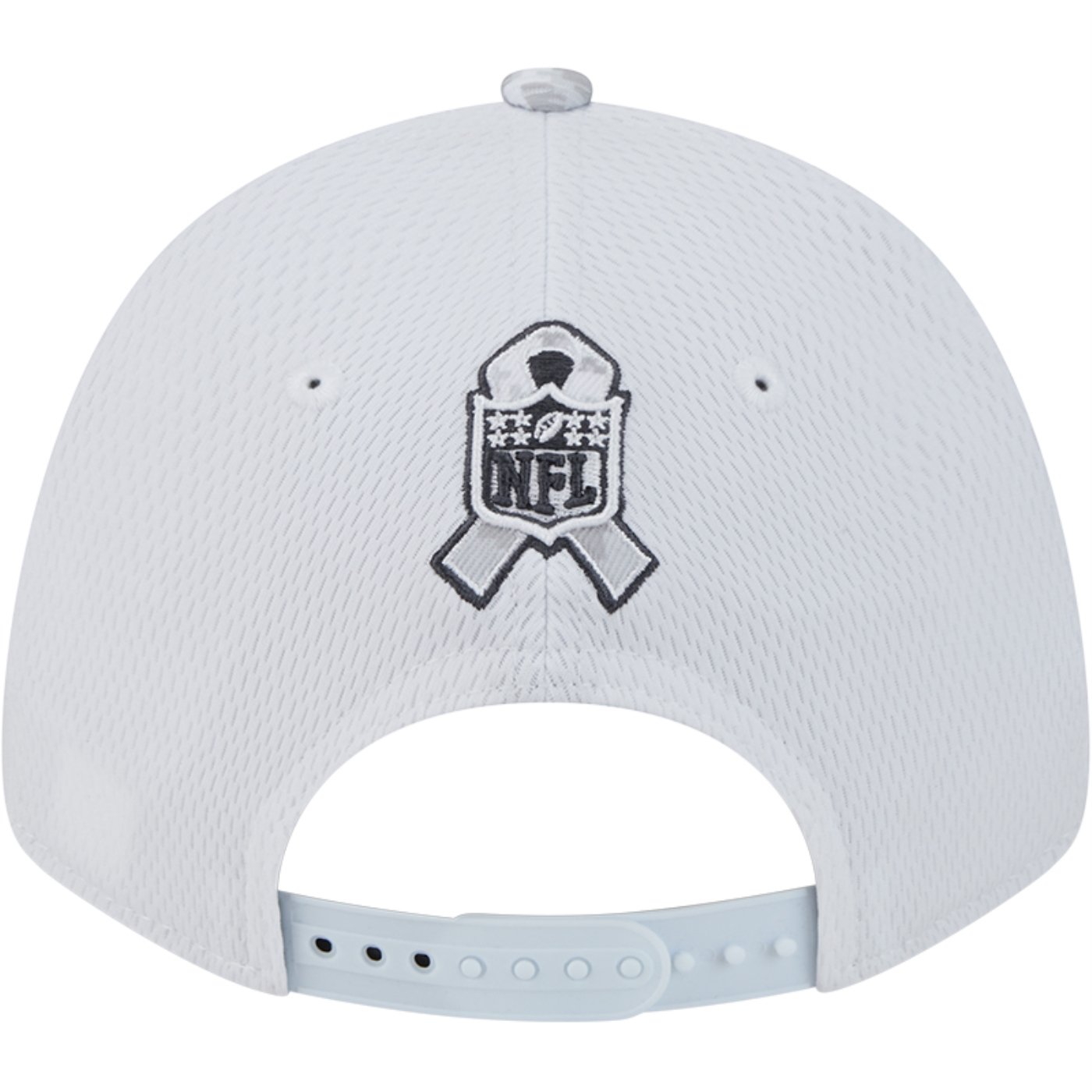 Bone New Era 9FORTY Stretch Snap Kansas City Chiefs NFL Salute To Service 2024-25 Cinza/Branco 6
