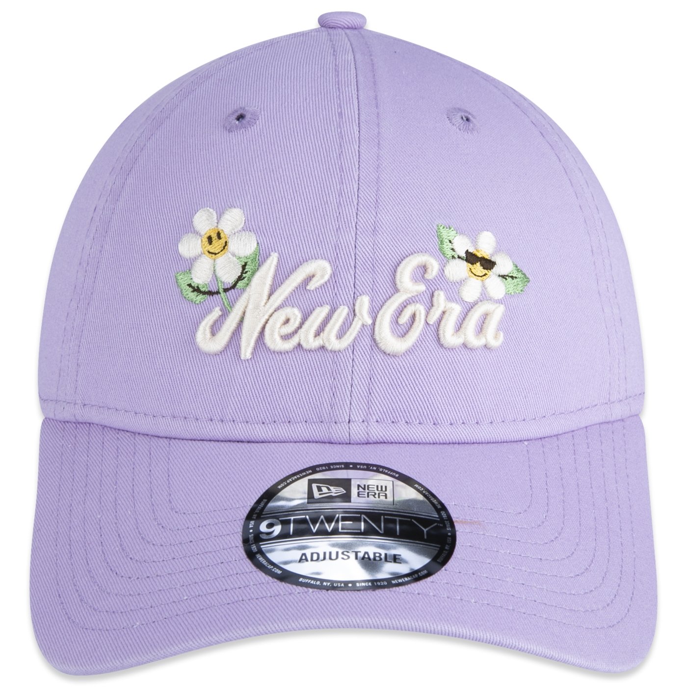 Bone New Era 9TWENTY Emoji Flower Roxo 3