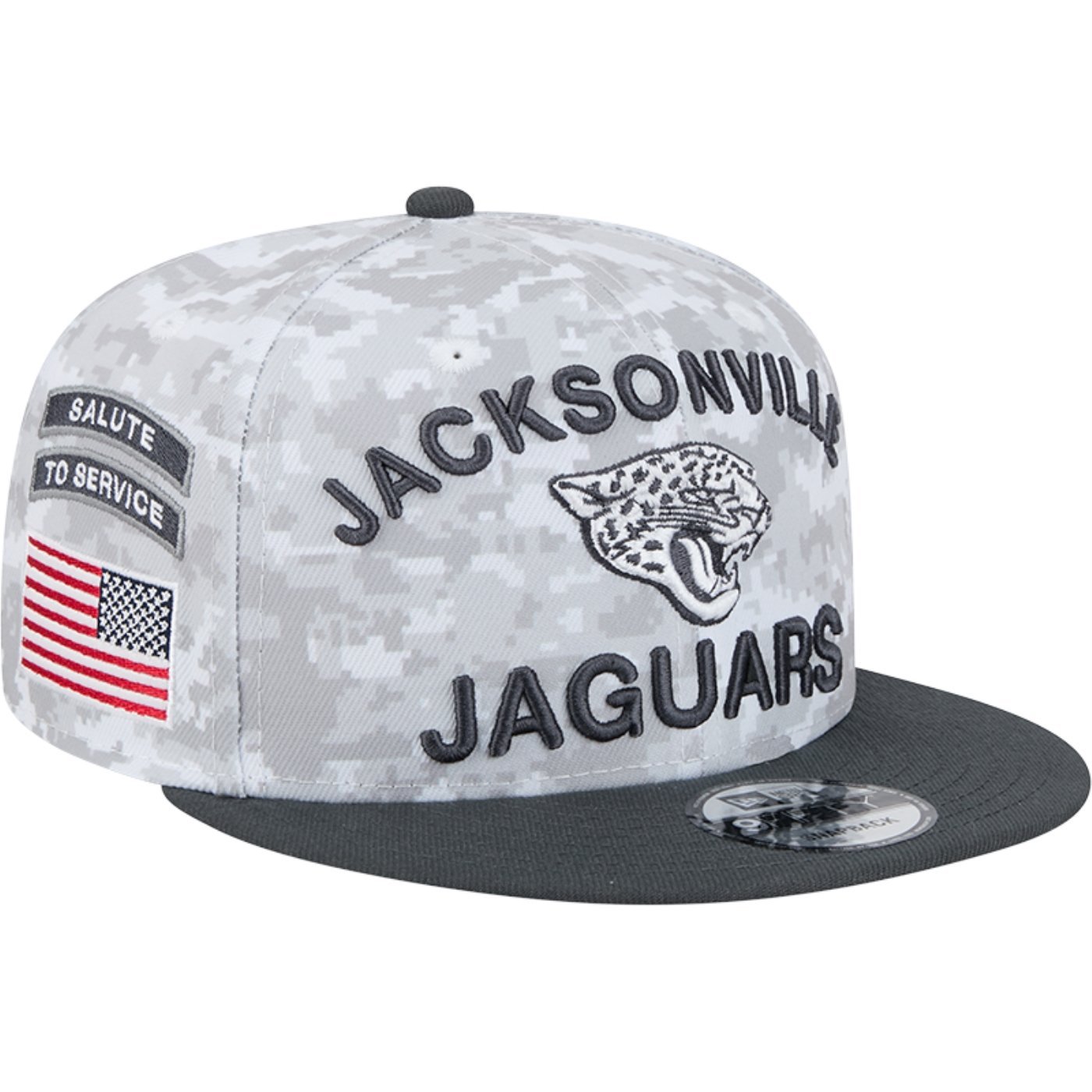 Bone New Era 9FIFTY Jacksonville Jaguars NFL Salute To Service 2024-25 ...