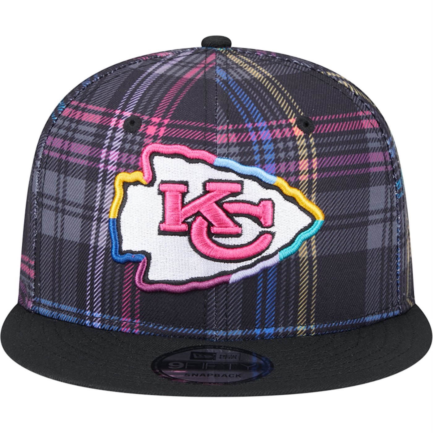 Bone New Era 9FIFTY Kansas City Chiefs NFL Crucial Catch 2024 Preto 3