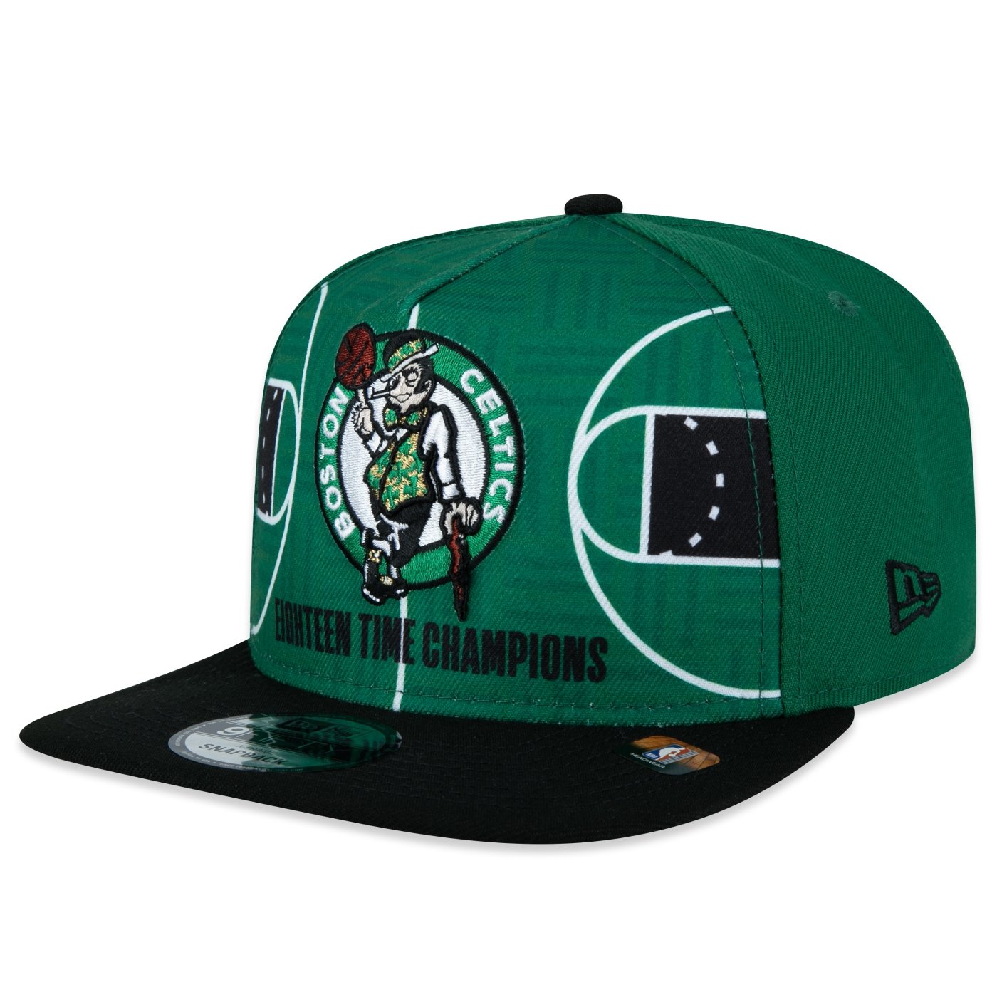Bone New Era 9FIFTY A-Frame Boston Celtics 18X Champions