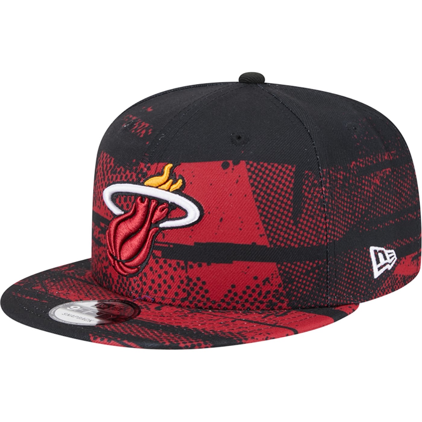 Bone New Era 9FIFTY Miami Heat NBA Tip-Off 2024 Vermelho 1