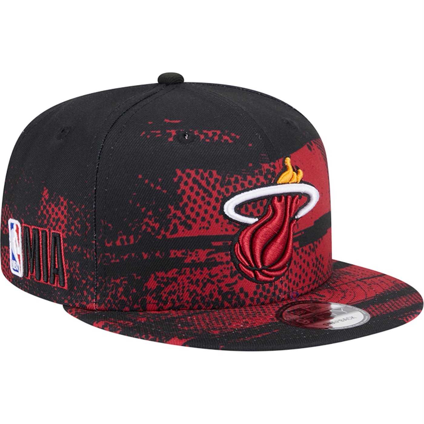 Bone New Era 9FIFTY Miami Heat NBA Tip-Off 2024 Vermelho 2