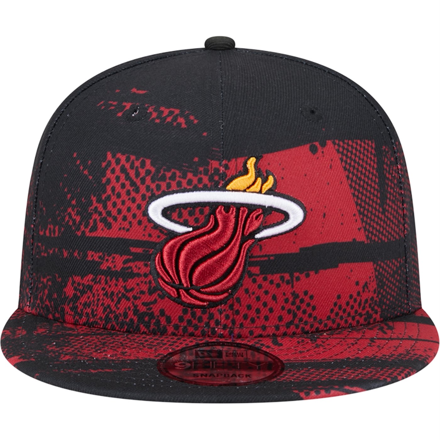 Bone New Era 9FIFTY Miami Heat NBA Tip-Off 2024 Vermelho 3