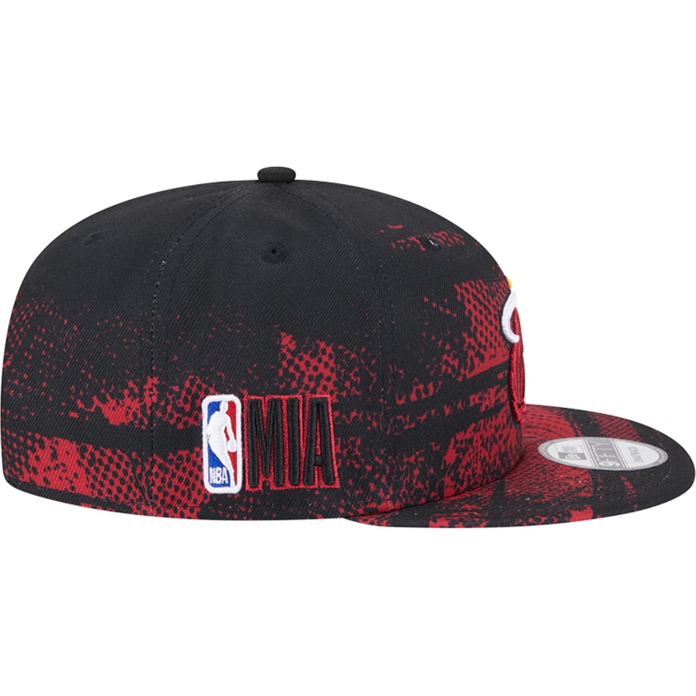 Bone New Era 9FIFTY Miami Heat NBA Tip-Off 2024 Vermelho 5