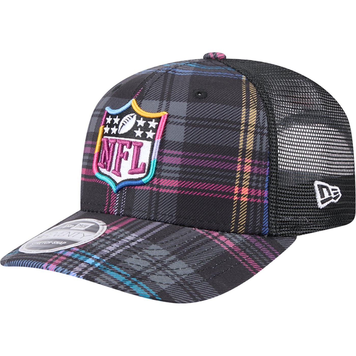 Bone New Era 9SEVENTY Trucker NFL Logo Oficial NFL Crucial Catch 2024 Multicores 1