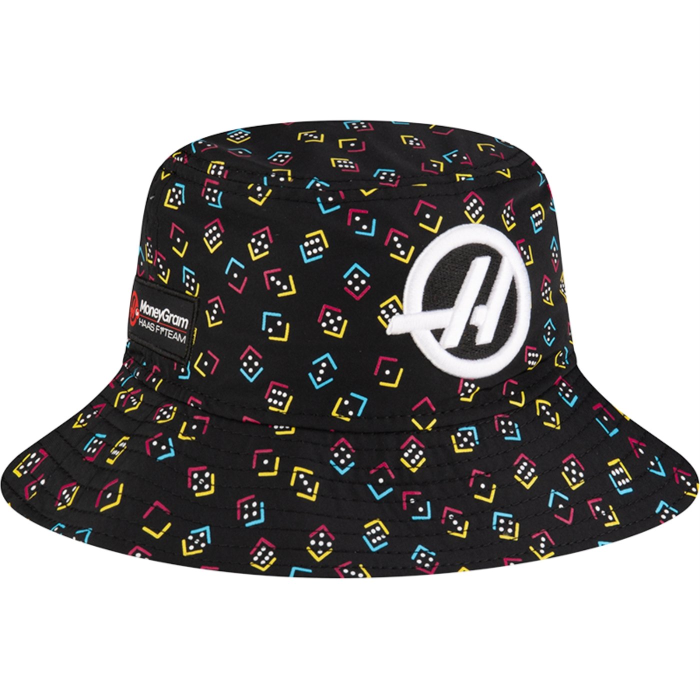 Chapeu New Era Bucket MoneyGram Haas F1 Team Especial GP Las Vegas Preto 2