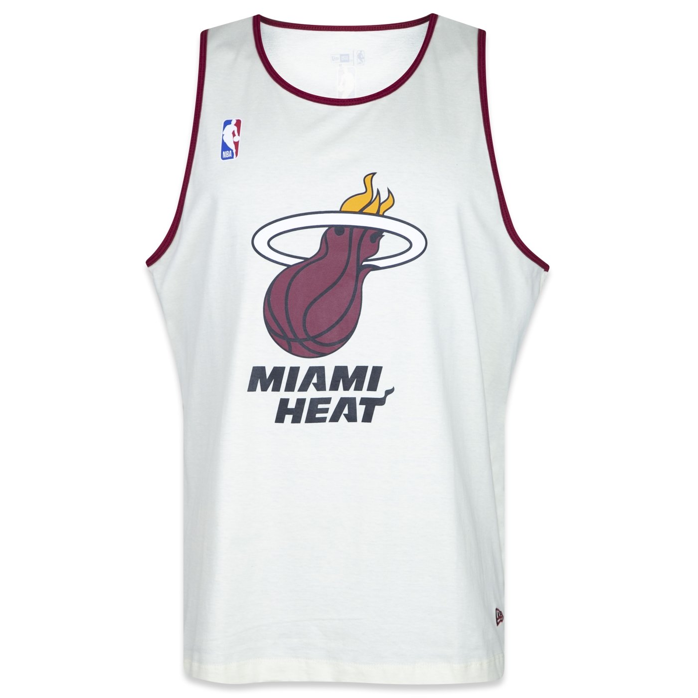 Regata New Era NBA Miami Heat Core Amarelo 1