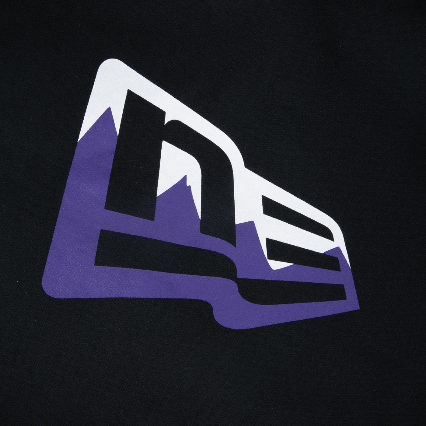 Moletom New Era Plus Size Canguru Fechado Flag Frontal Preto 3