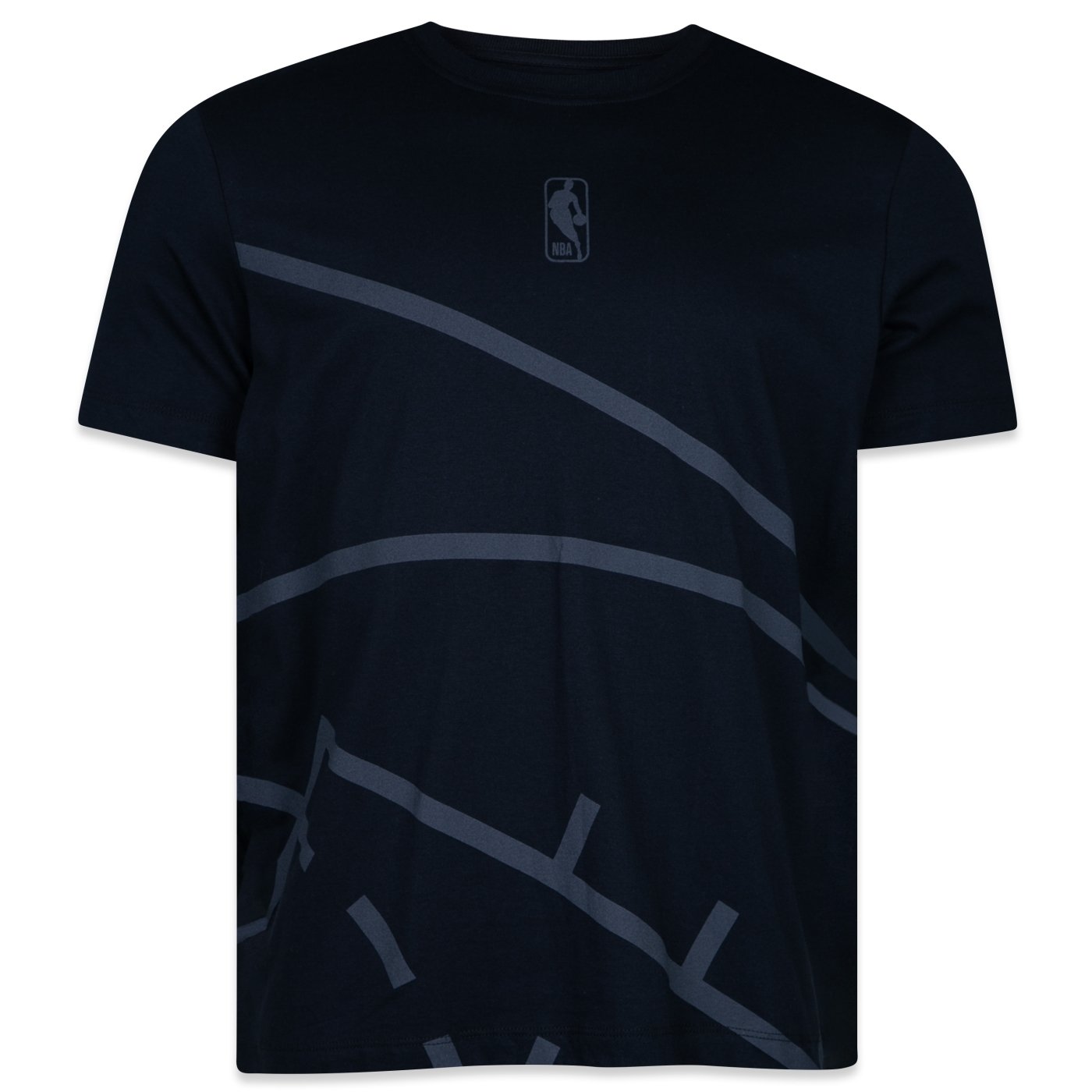 Camiseta New Era Regular NBA Back to Black Preto 1