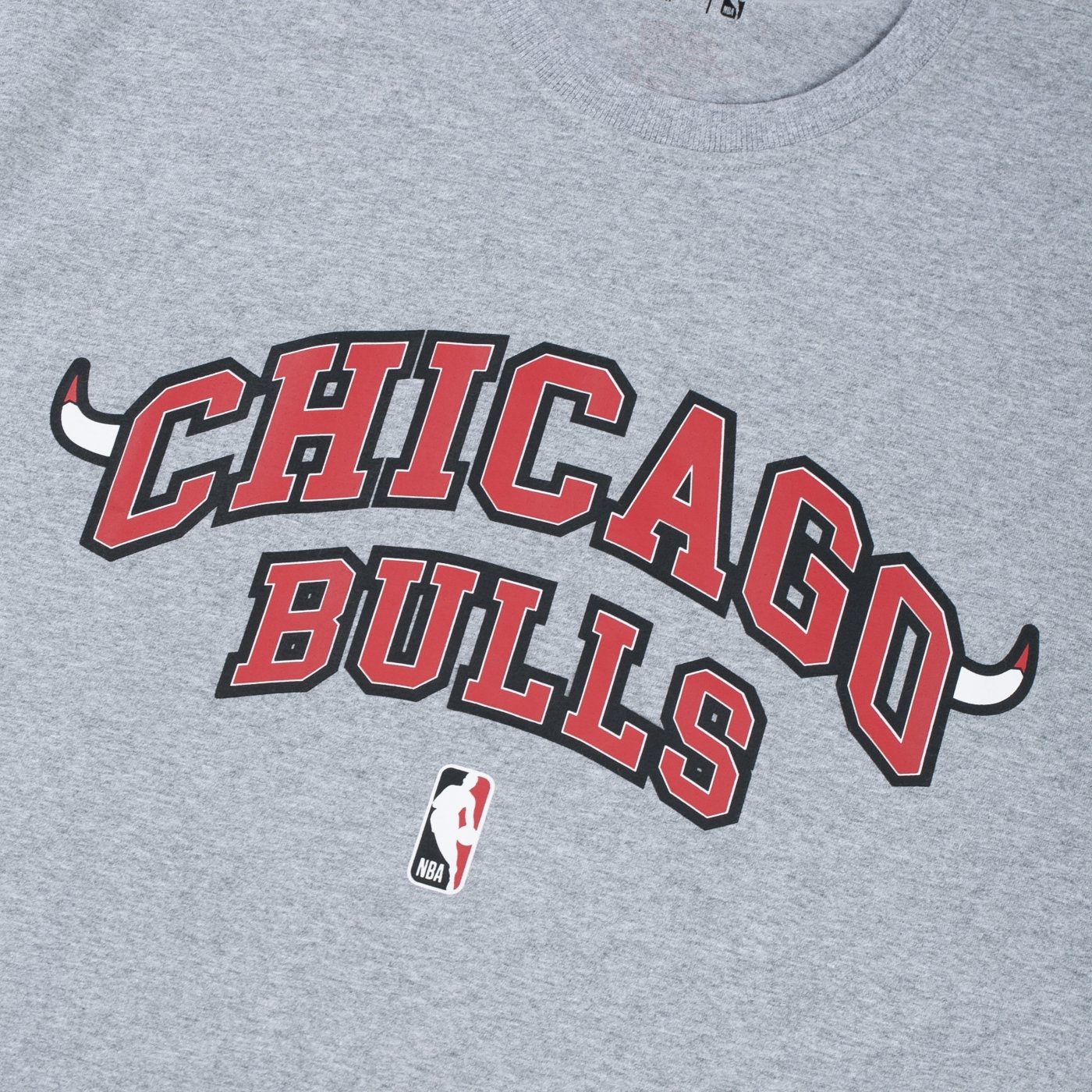 Camiseta New Era Regular NBA Chicago Bulls Core Cinza 4