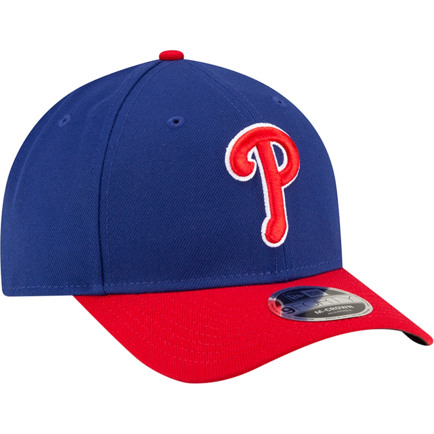 Bone New Era 9FORTY M-Crown MLB Player Replica Philadelphia Phillies Azul/Vermelho 2