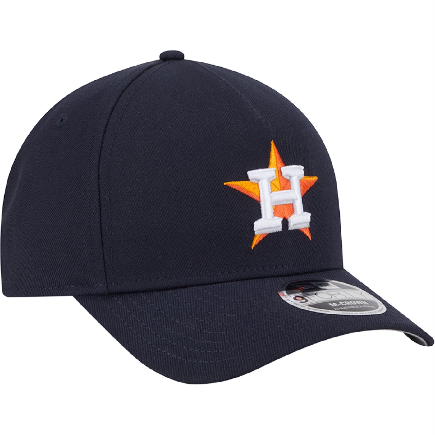 Bone New Era 9FORTY M-Crown A-Frame MLB Houston Astros Marinho 2