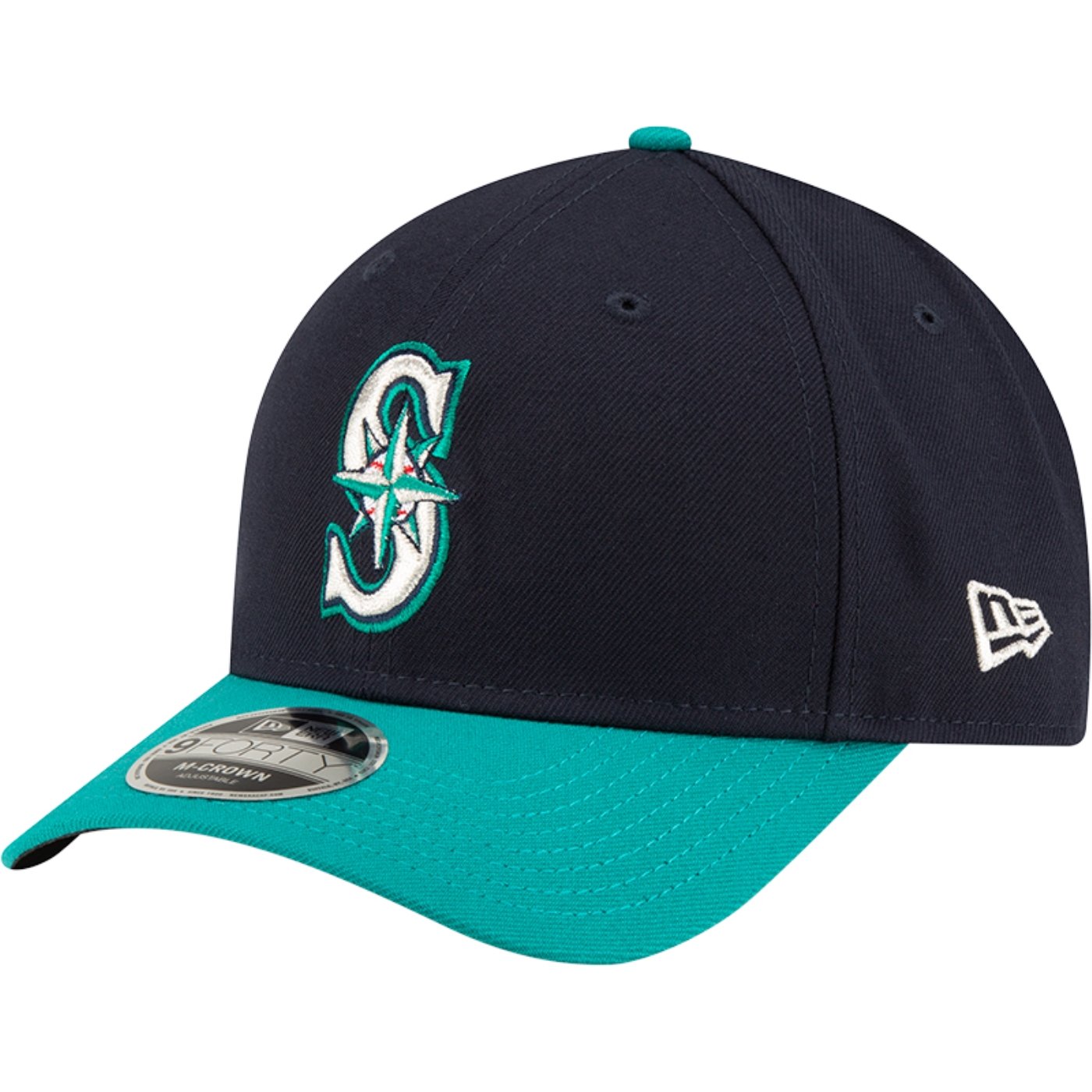 Bone New Era 9FORTY M-Crown MLB Player Replica Seattle Mariners Marinho 1