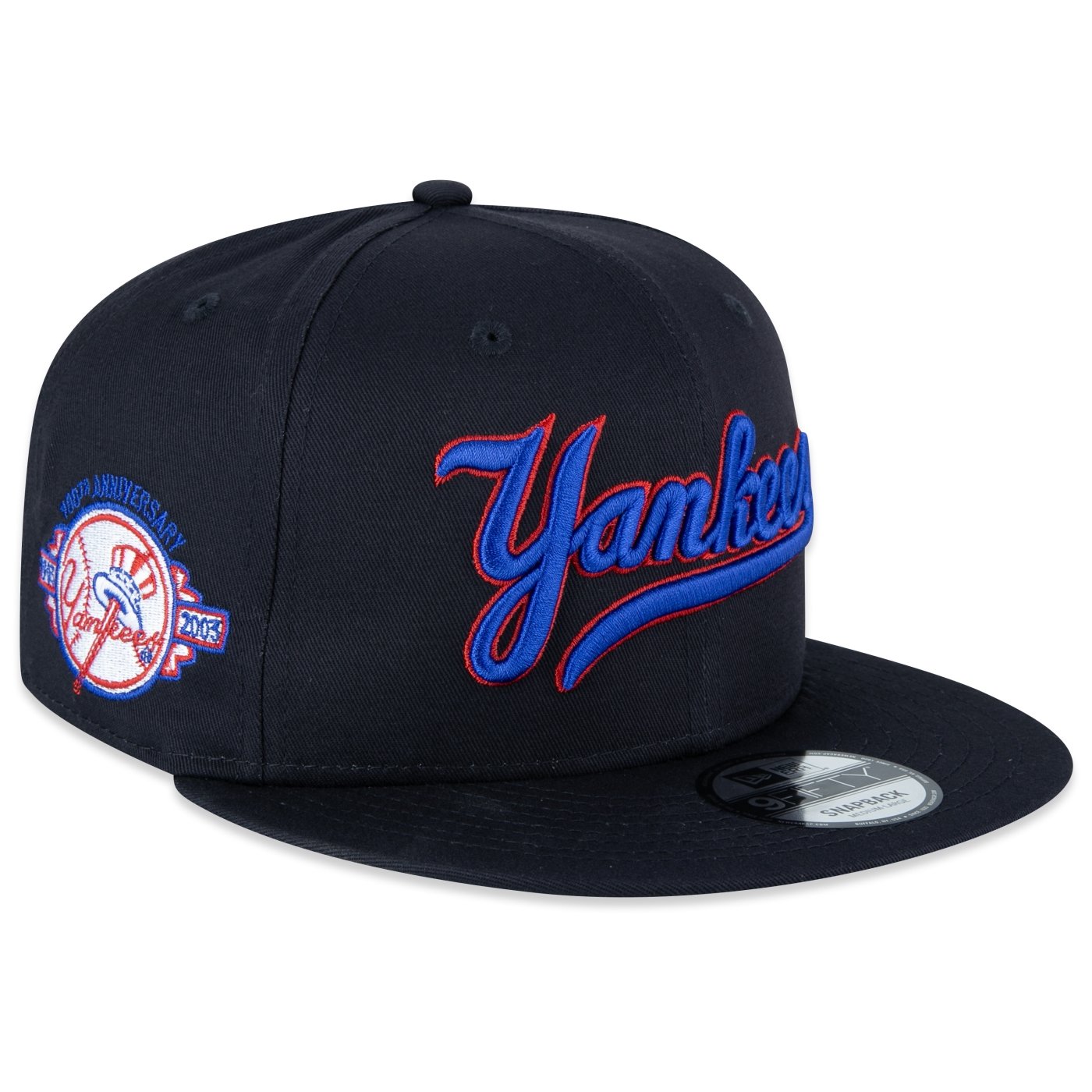 Bone New Era 9FIFTY New York Yankees 100th Anniversary Marinho 2