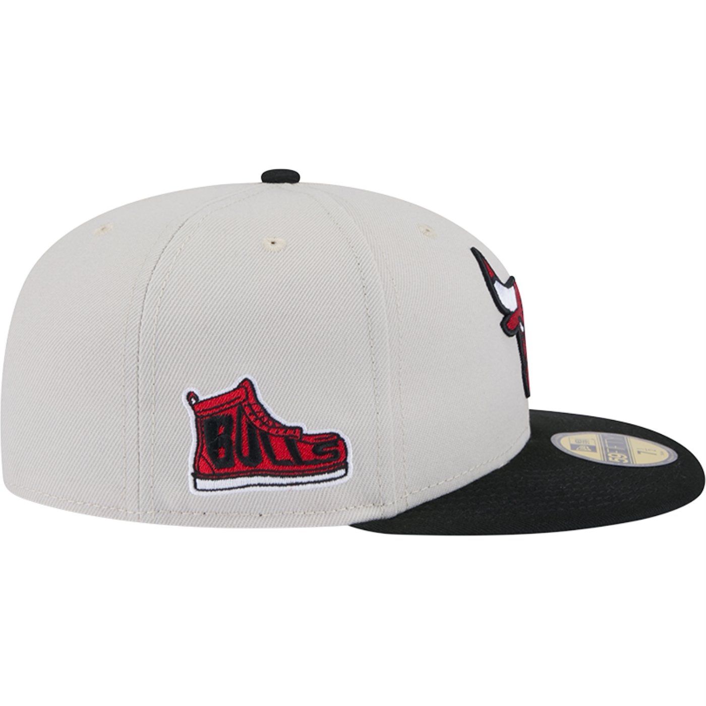 Bone New Era 59FIFTY Fitted Chicago Bulls All-Star Game 2025 Fan Pack Off White 5
