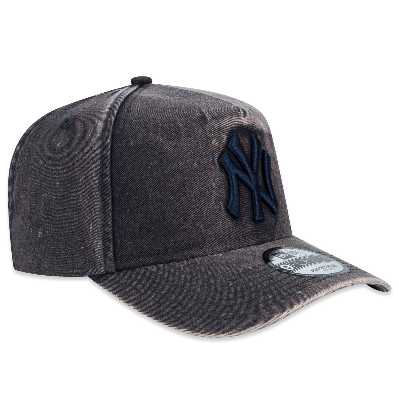 Bone New Era 9FORTY A-Frame MLB New York Yankees Core Cinza 2