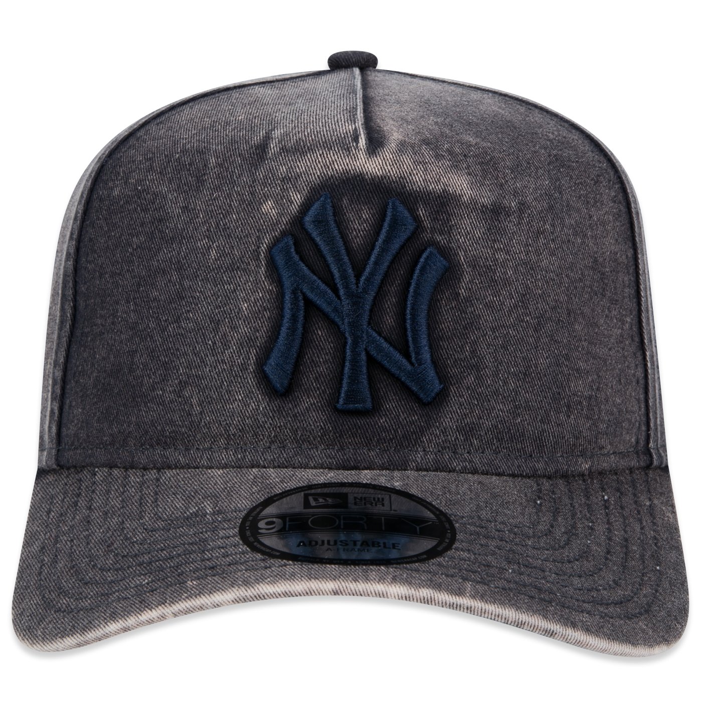 Bone New Era 9FORTY A-Frame MLB New York Yankees Core Cinza 3