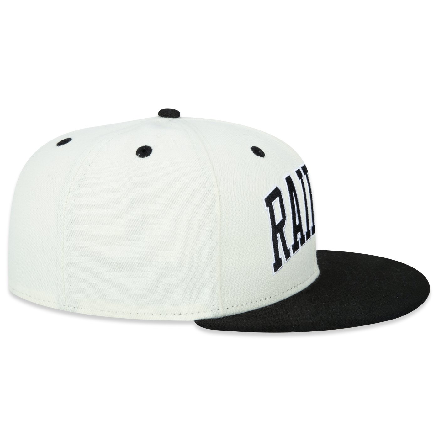 Bone New Era 59FIFTY Fitted NFL Las Vegas Raiders Core Off White 5