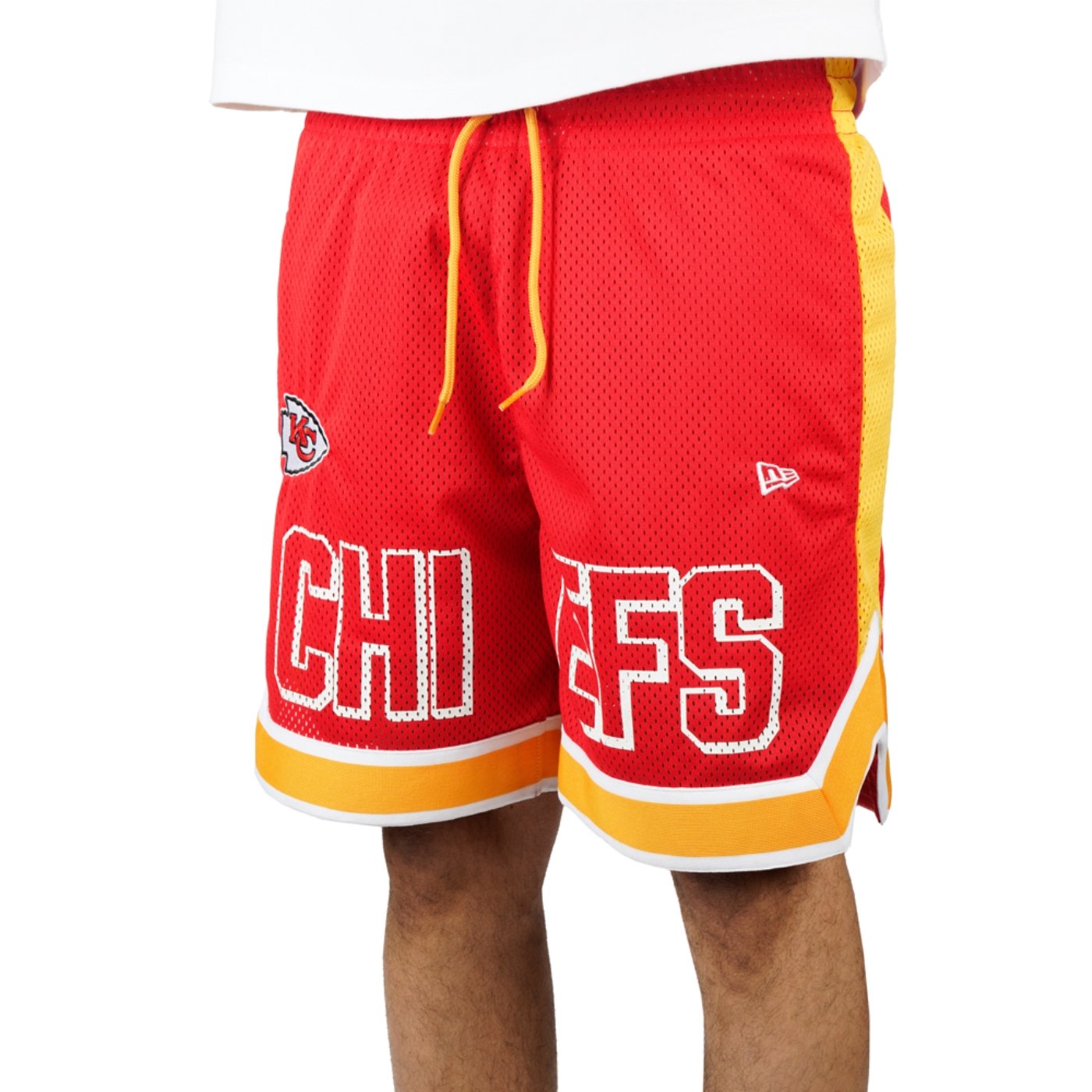 Shorts New Era Kansas City Chiefs NFL Mesh Vermelho 2