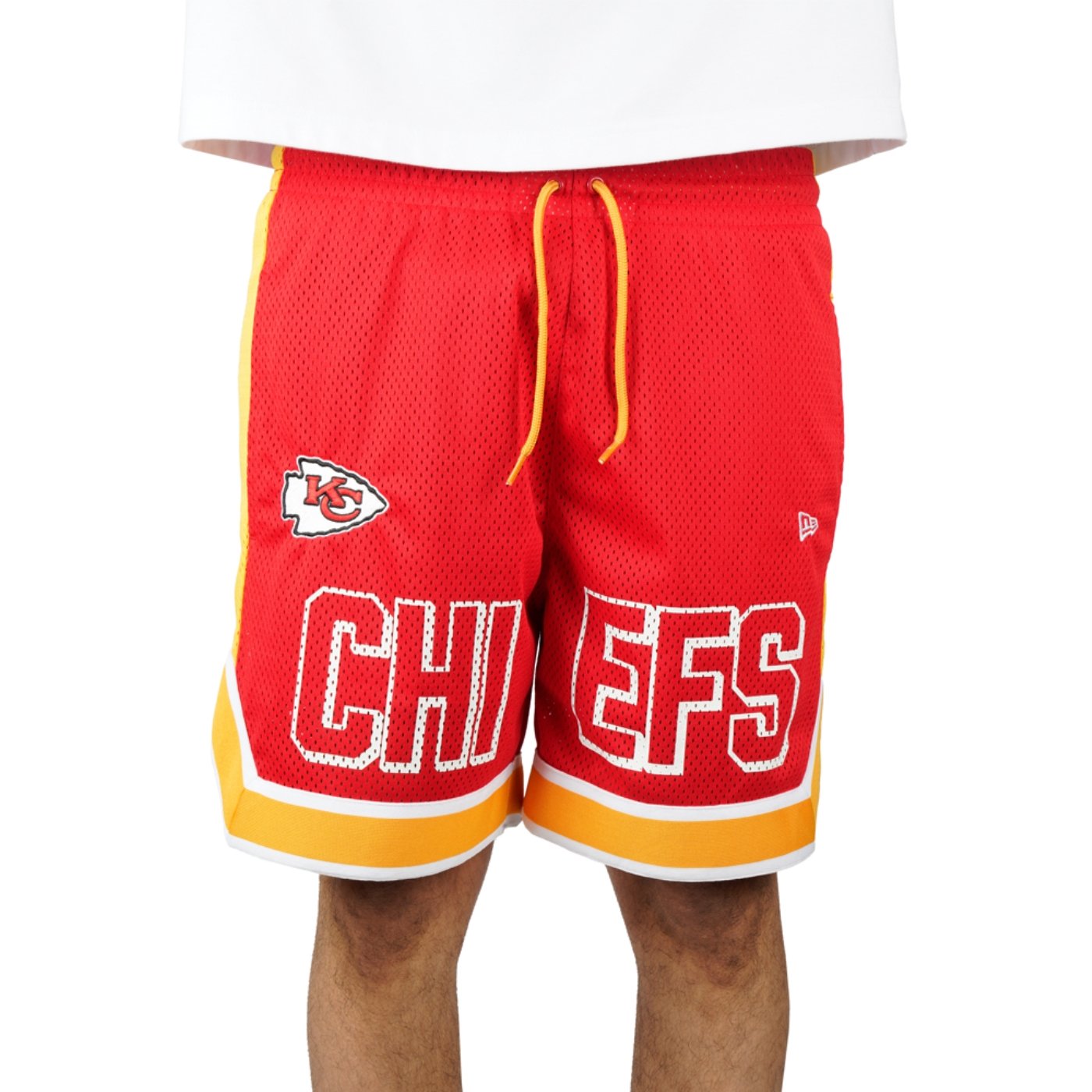 Shorts New Era Kansas City Chiefs NFL Mesh Vermelho 4