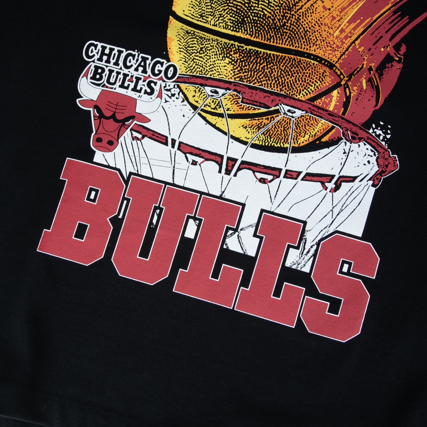 Camiseta New Era Regular NBA Chicago Bulls Core Preto 3