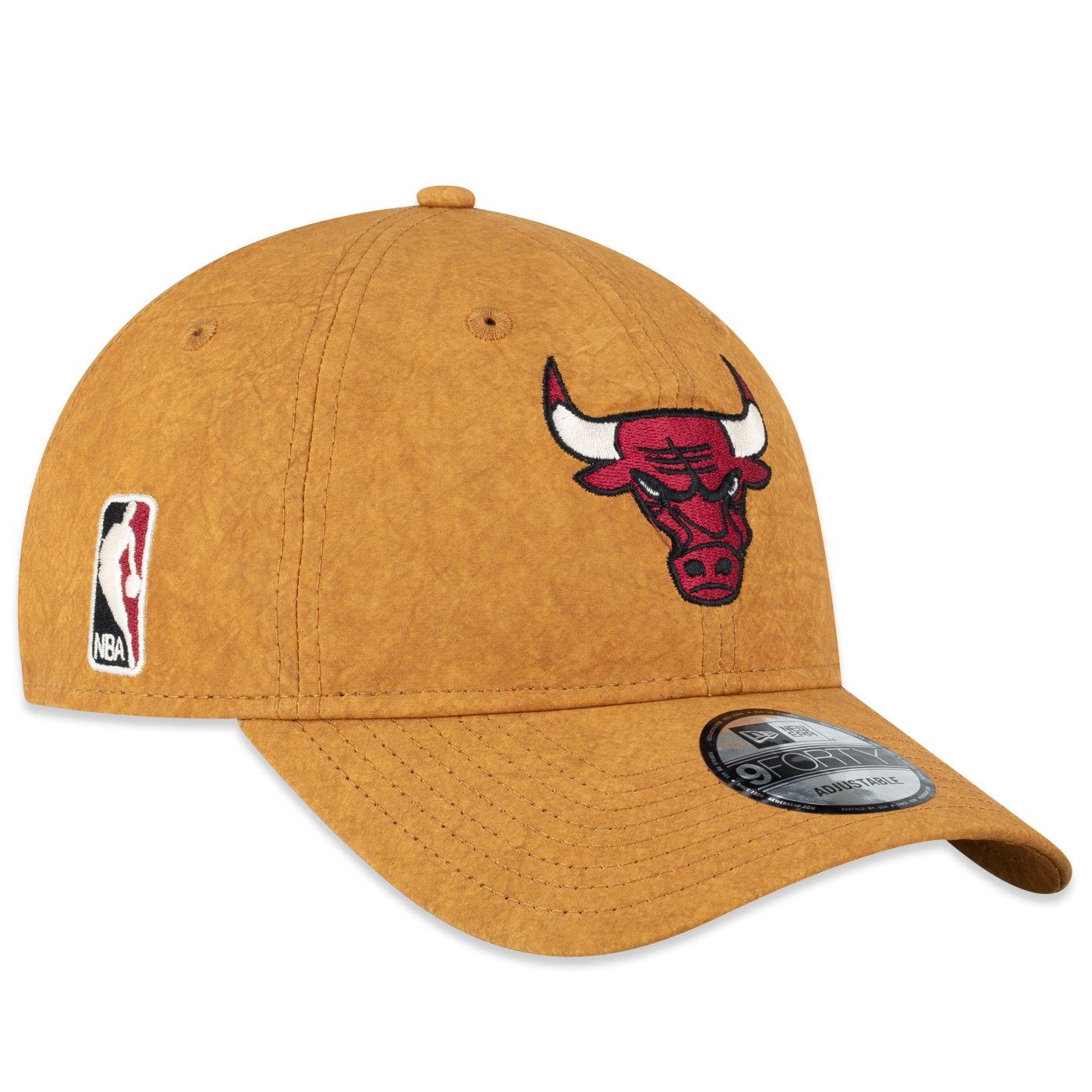 Bone New Era 9FORTY Desestruturado NBA Chicago Bulls Core Kaki 2