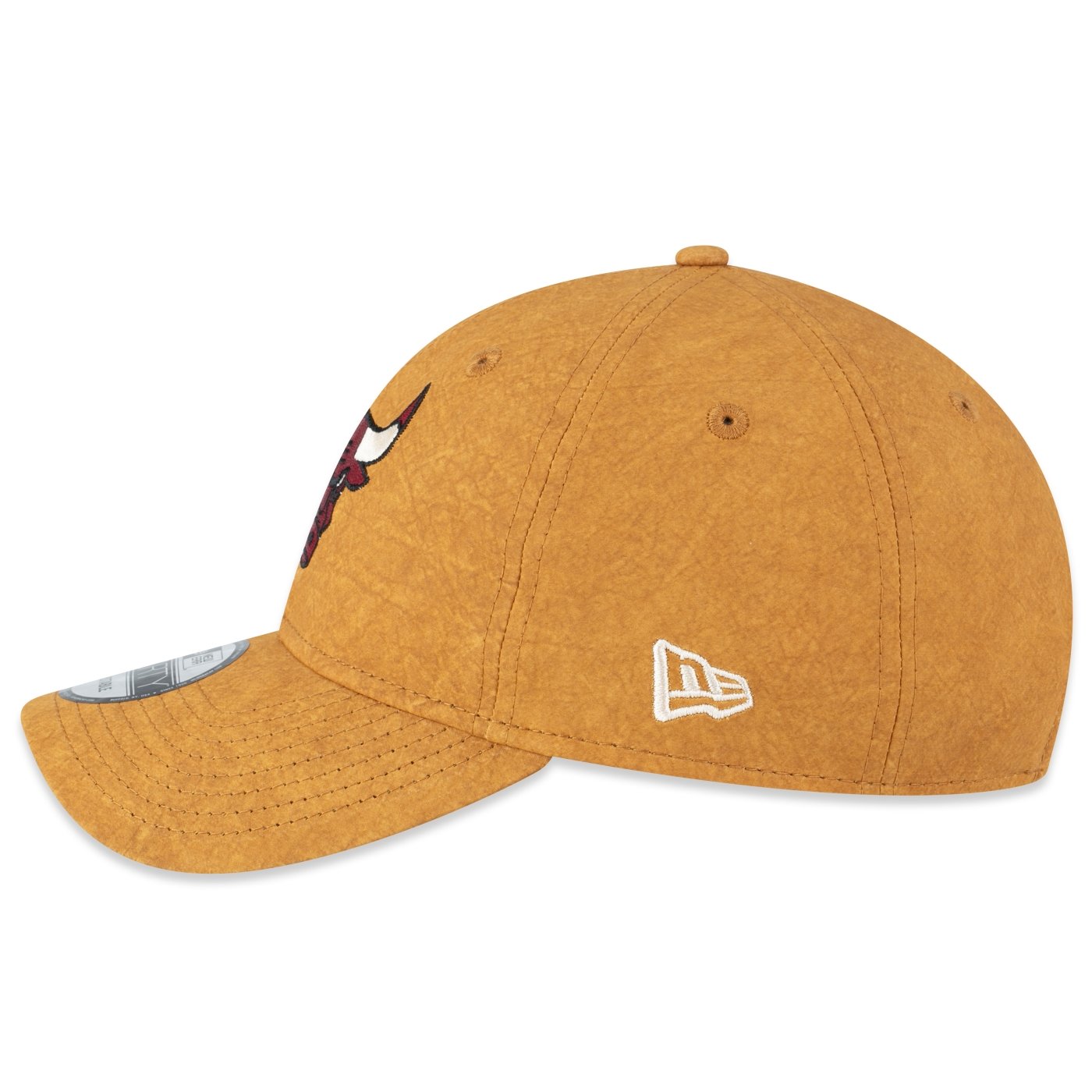 Bone New Era 9FORTY Desestruturado NBA Chicago Bulls Core Kaki 4