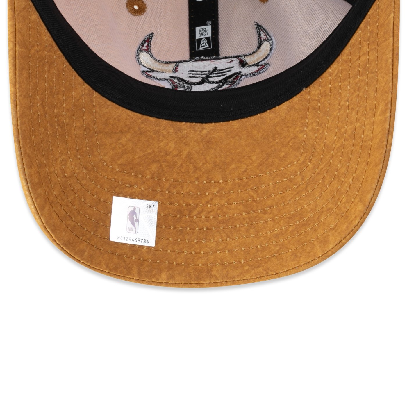 Bone New Era 9FORTY Desestruturado NBA Chicago Bulls Core Kaki 7