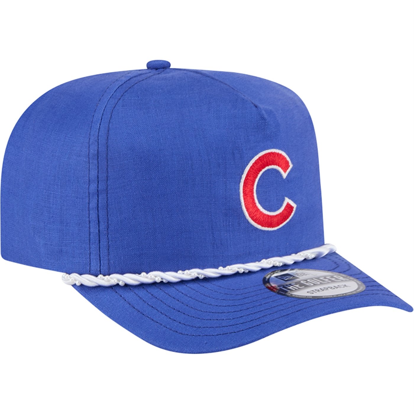 Bone New Era Golfer Chicago Cubs Pearl Rope Azul 2