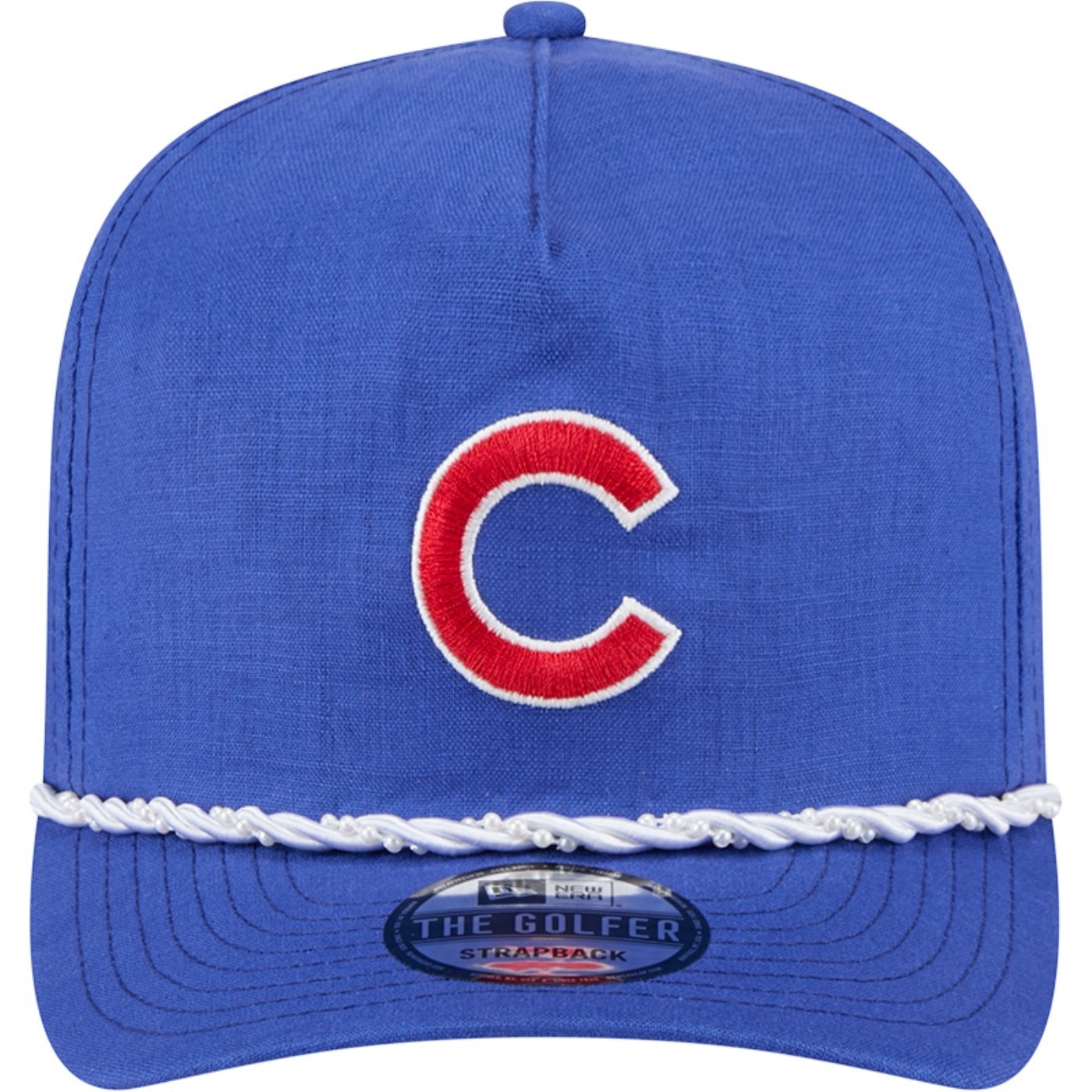 Bone New Era Golfer Chicago Cubs Pearl Rope Azul 3