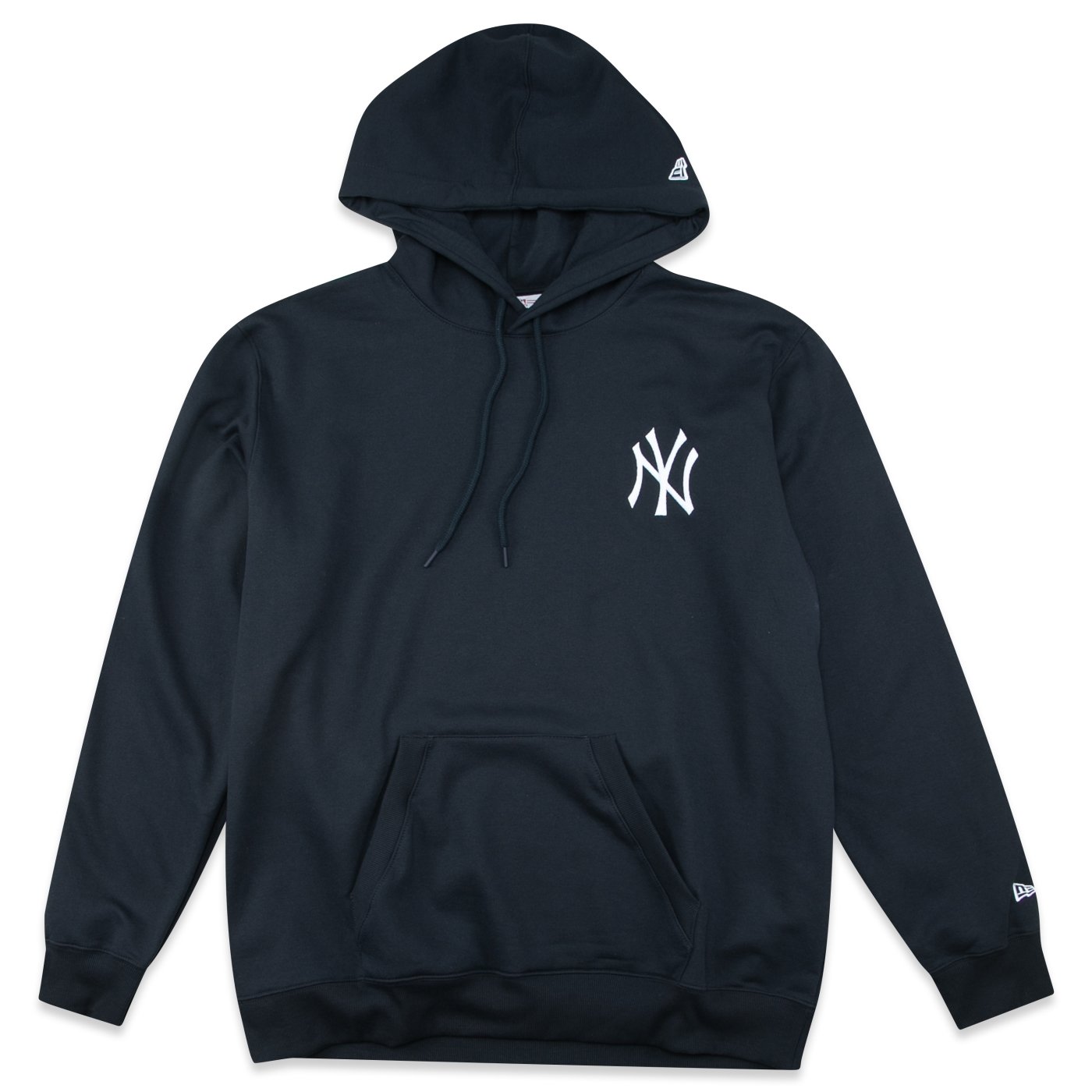 Moletom New Era Plus Size Canguru Fechado MLB New York Yankees Core Marinho 1