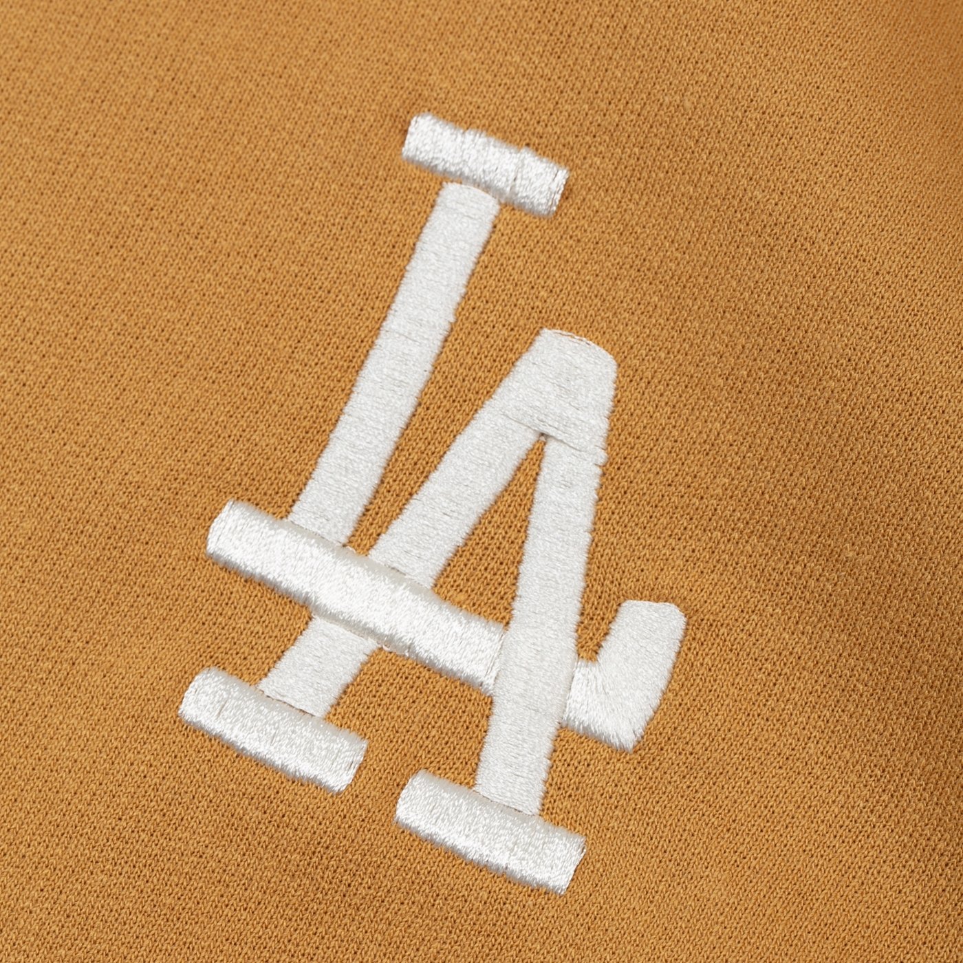 Moletom New Era Plus Size Canguru Fechado MLB Los Angeles Dodgers Core Kaki 3