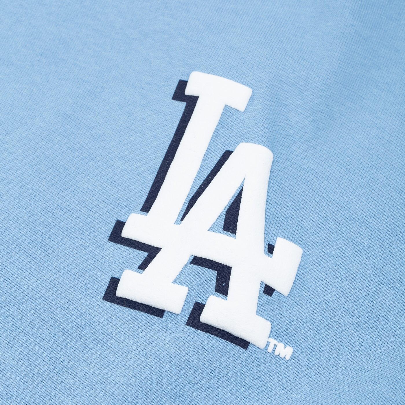 Camiseta New Era Regular MLB Los Angeles Dodgers Core Street Azul Claro 4