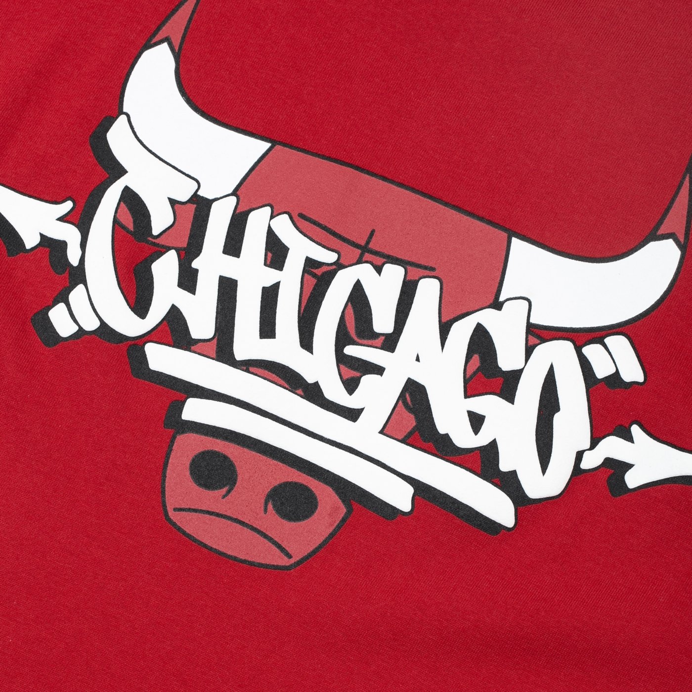 Camiseta New Era Regular NBA Chicago Bulls Core Street Vermelho 3