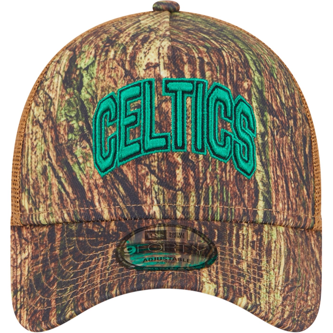 Bone New Era 9FORTY A-Frame Trucker Boston Celtics All-Star Game 2025 Fan Pack Grove Bege 3