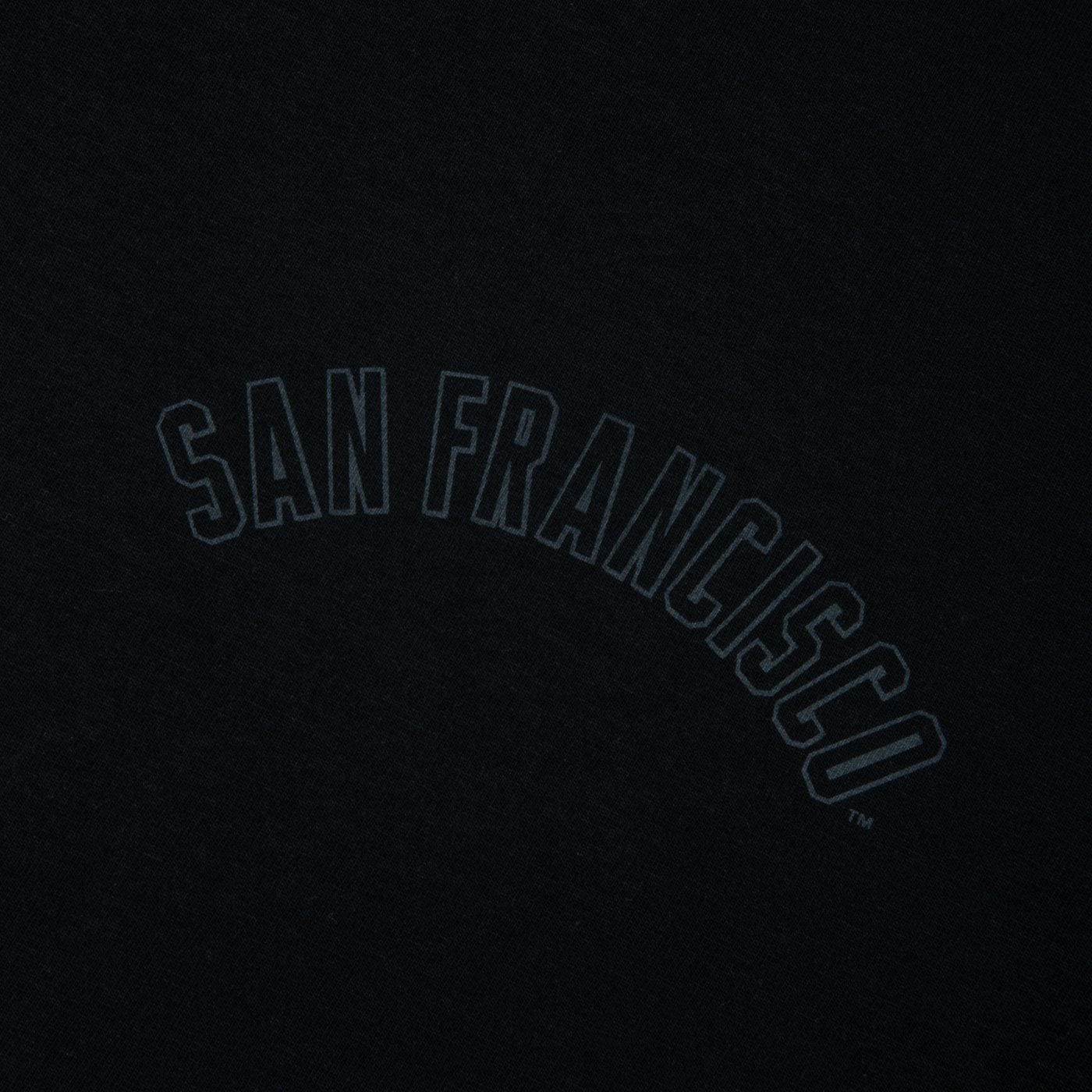 Camiseta New Era Regular MLB San Francisco Giants Back to Black Preto 3