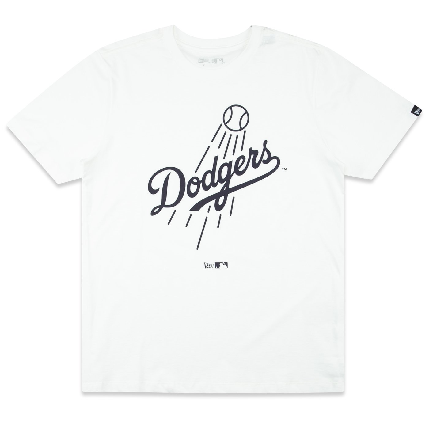 Camiseta New Era Regular MLB Los Angeles Dodgers Sunset Off White 1
