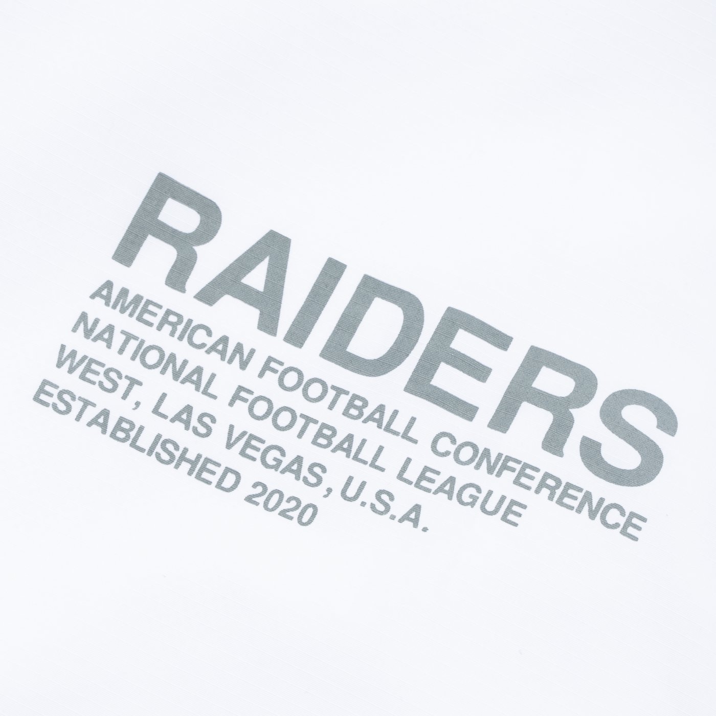 Jaqueta New Era Corta Vento NFL Las Vegas Raiders Institutional Style Branco 5