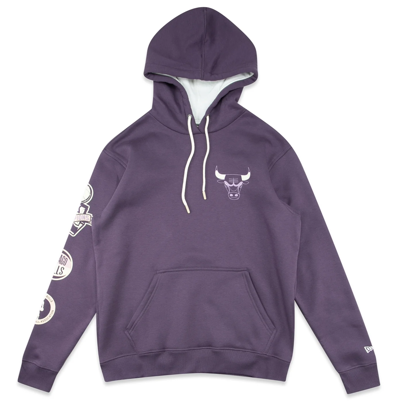 Moletom New Era Canguru Fechado NBA Chicago Bulls Sunset Roxo