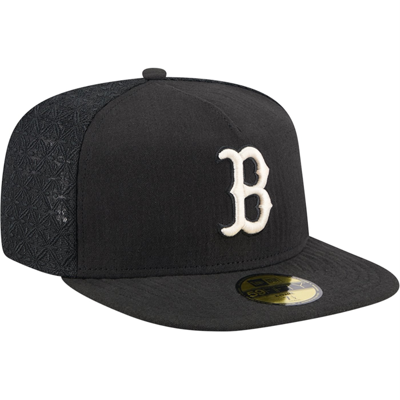 Bone New Era 59FIFTY Fitted A-Frame Boston Red Sox 59FIFTY Day 2025 Preto 2