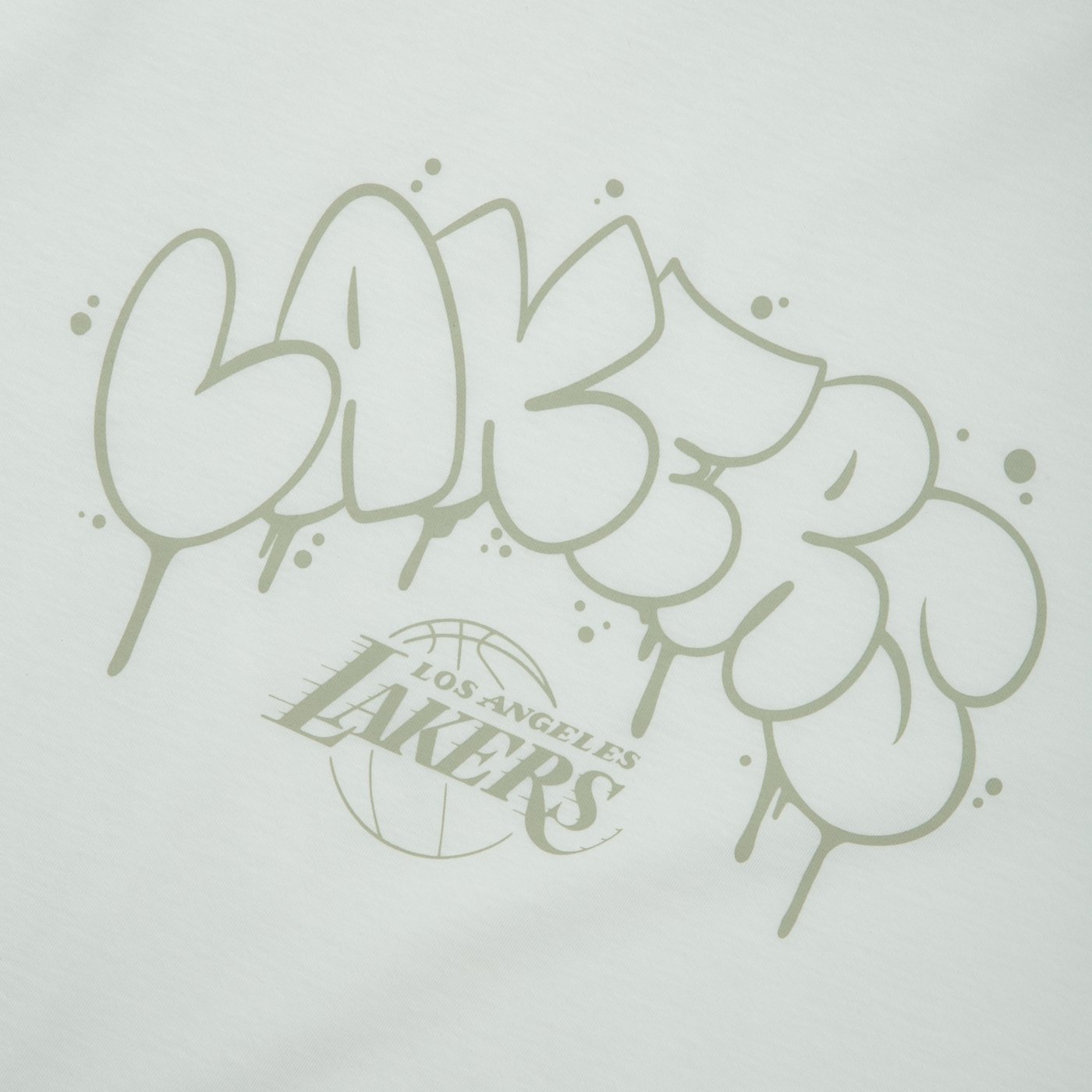 Camiseta New Era Regular NBA Los Angeles Lakers Hip Hop Branco 3