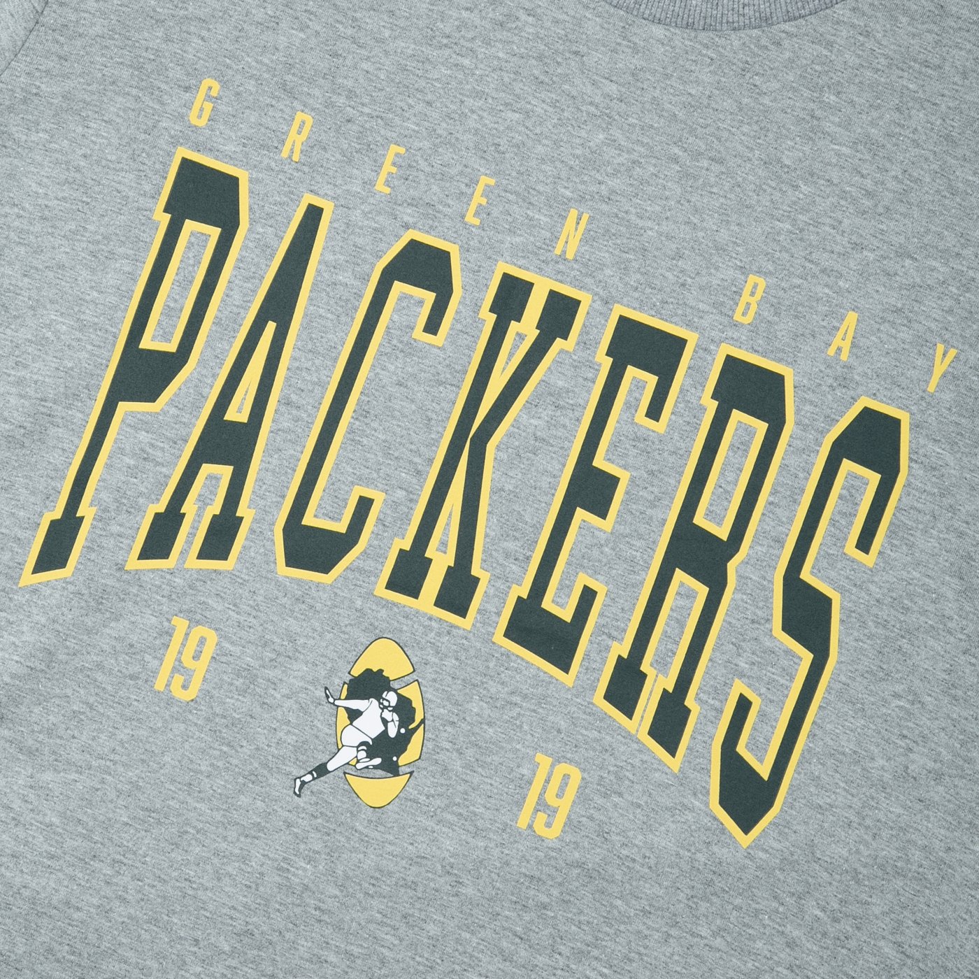 Camiseta New Era Regular NFL Green Bay Packers Core Mescla Cinza 3