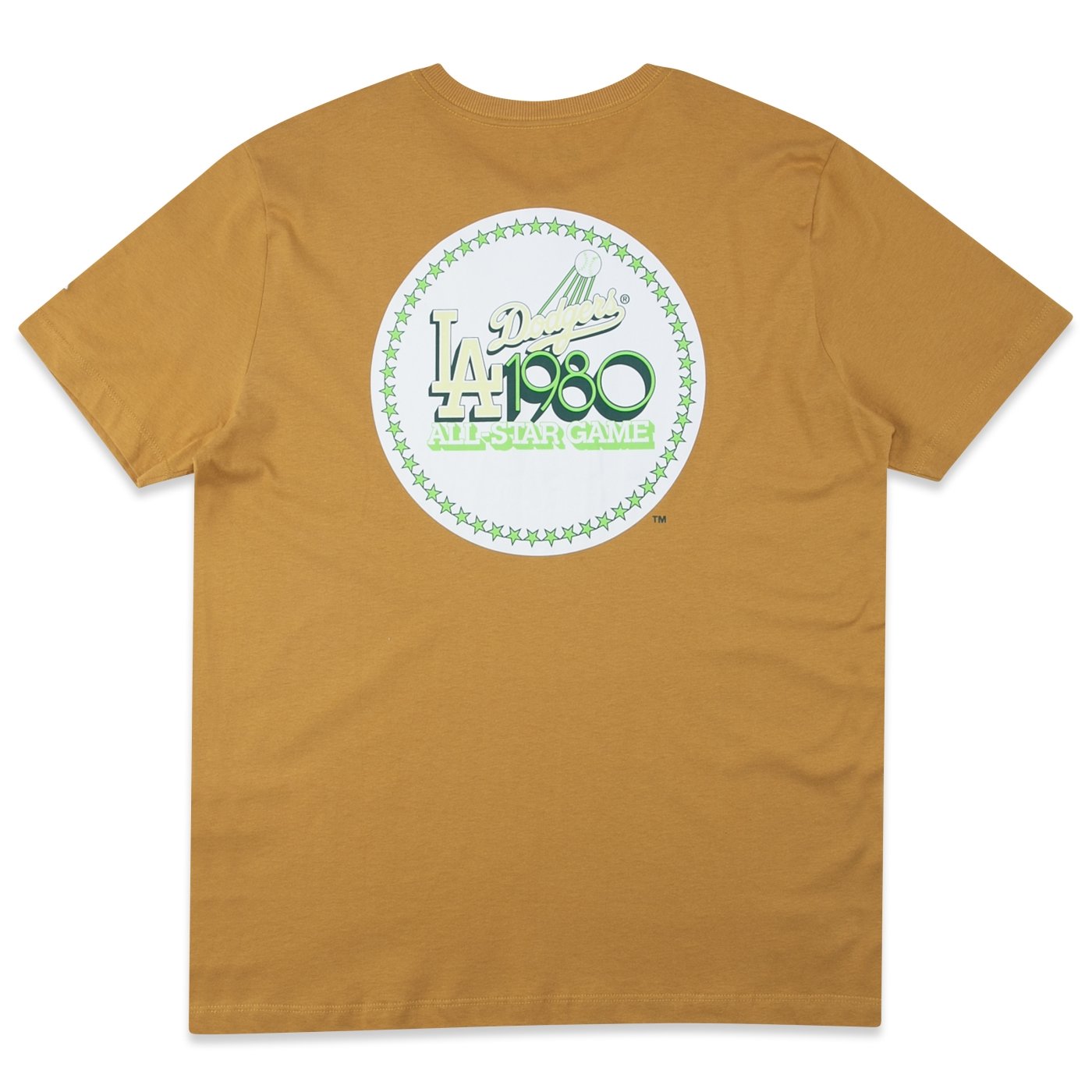 Camiseta New Era Regular MLB Los Angeles Dodgers Core Kaki 2